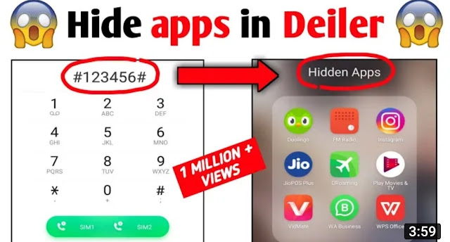 Hide Apps in Phone Dialer