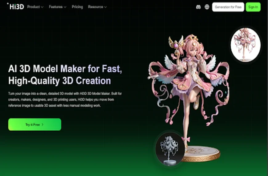 From AI Creation to Real-World Objects: How Hi3D Makes 3D Printing More Accessible and Efficient